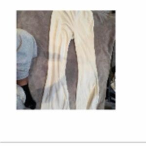 Lululemon brushed softstreme ribbed zip flared leggings in Bone